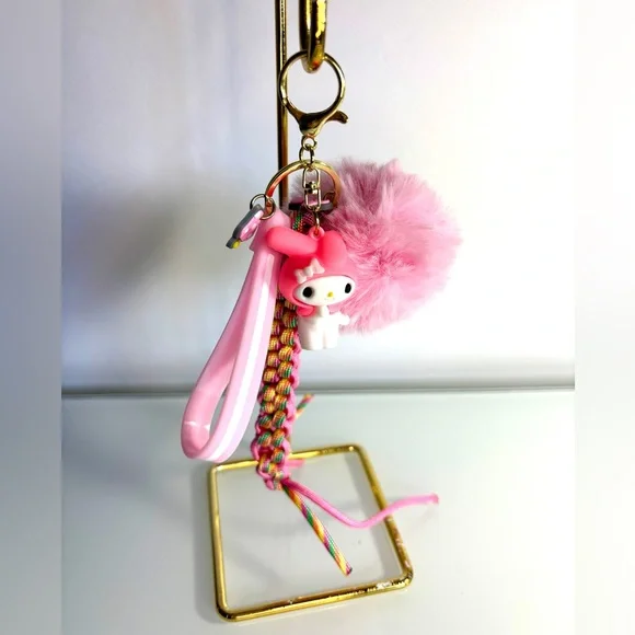My Melody Miu Miu Style Keyfob | Jane Burkinfy paracord handmade Sanrio HK - Picture 3 of 3